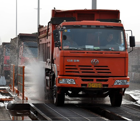 工地洗車(chē)機(jī)現(xiàn)場(chǎng)