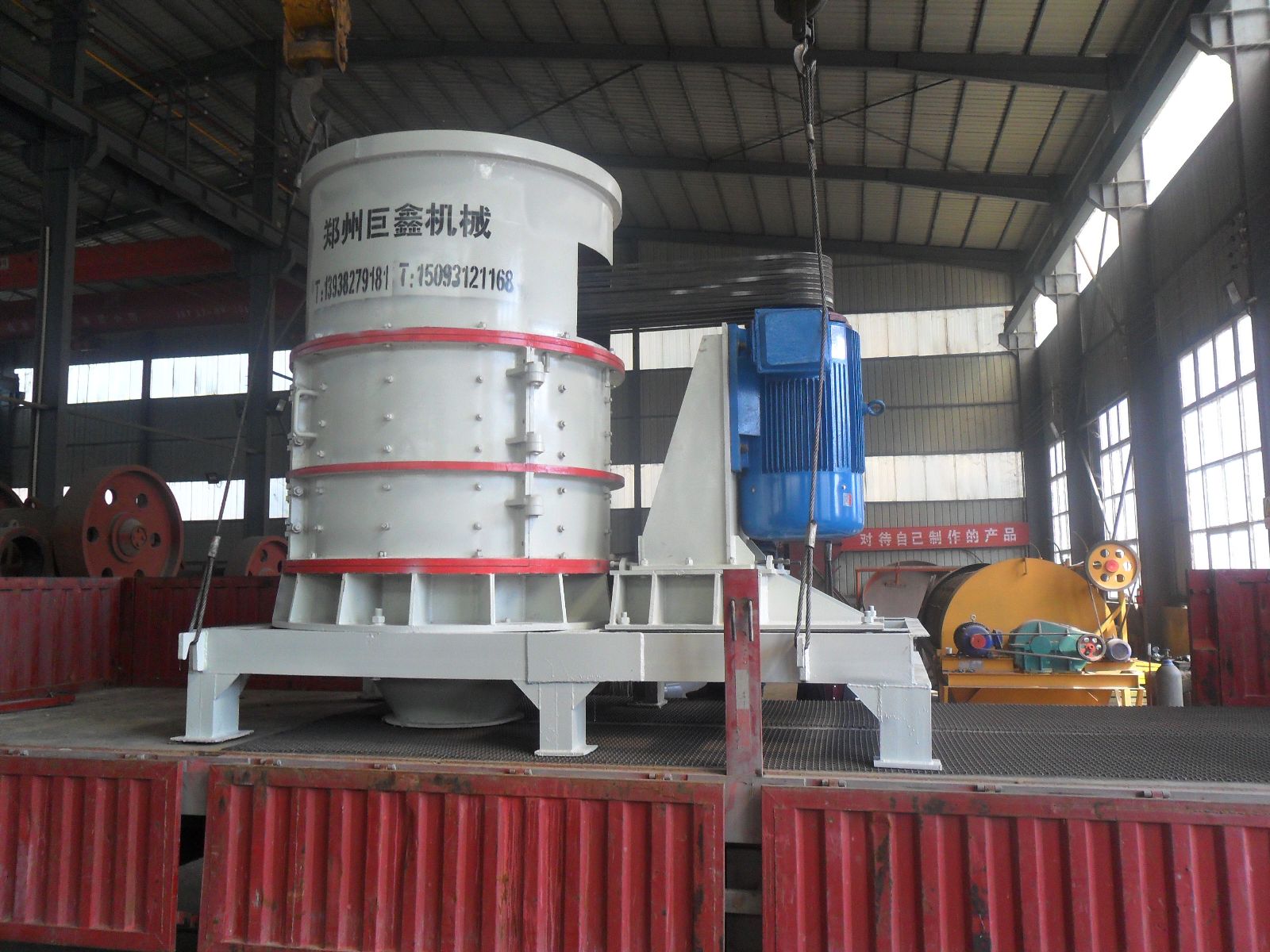 干粉砂漿制砂機(jī)發(fā)貨現(xiàn)場(chǎng)