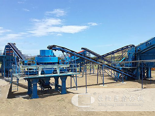 花崗巖制沙機(jī)生產(chǎn)現(xiàn)場(chǎng)