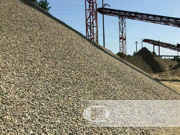 機制砂生產(chǎn)現(xiàn)場