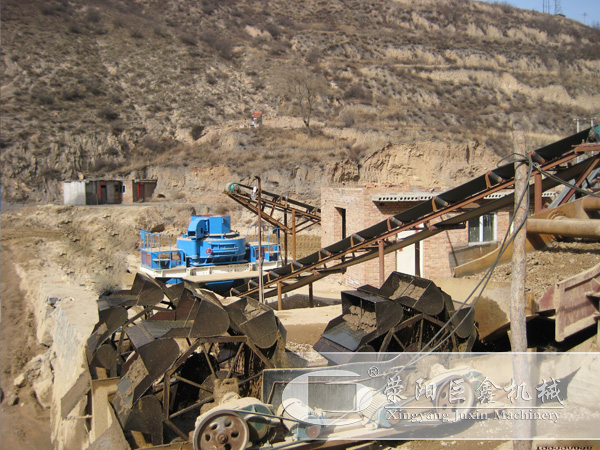 機(jī)制沙生產(chǎn)線用戶現(xiàn)場(chǎng)