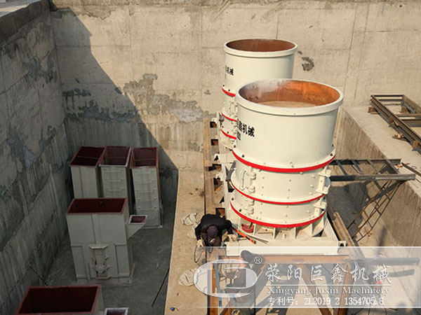 干粉砂漿制沙機用戶現(xiàn)場